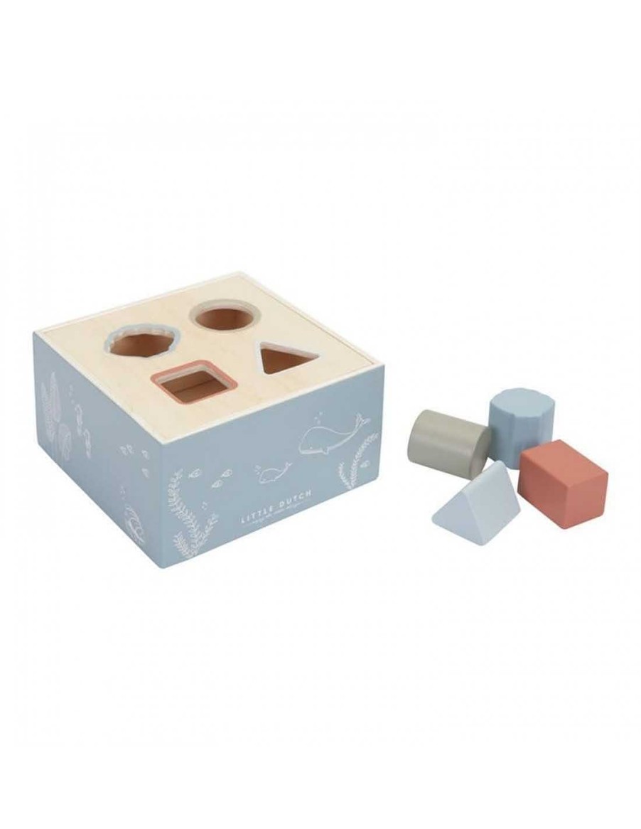 Juguetes Little Dutch | Cubo Encajable De Formas Ocean De Little Dutch