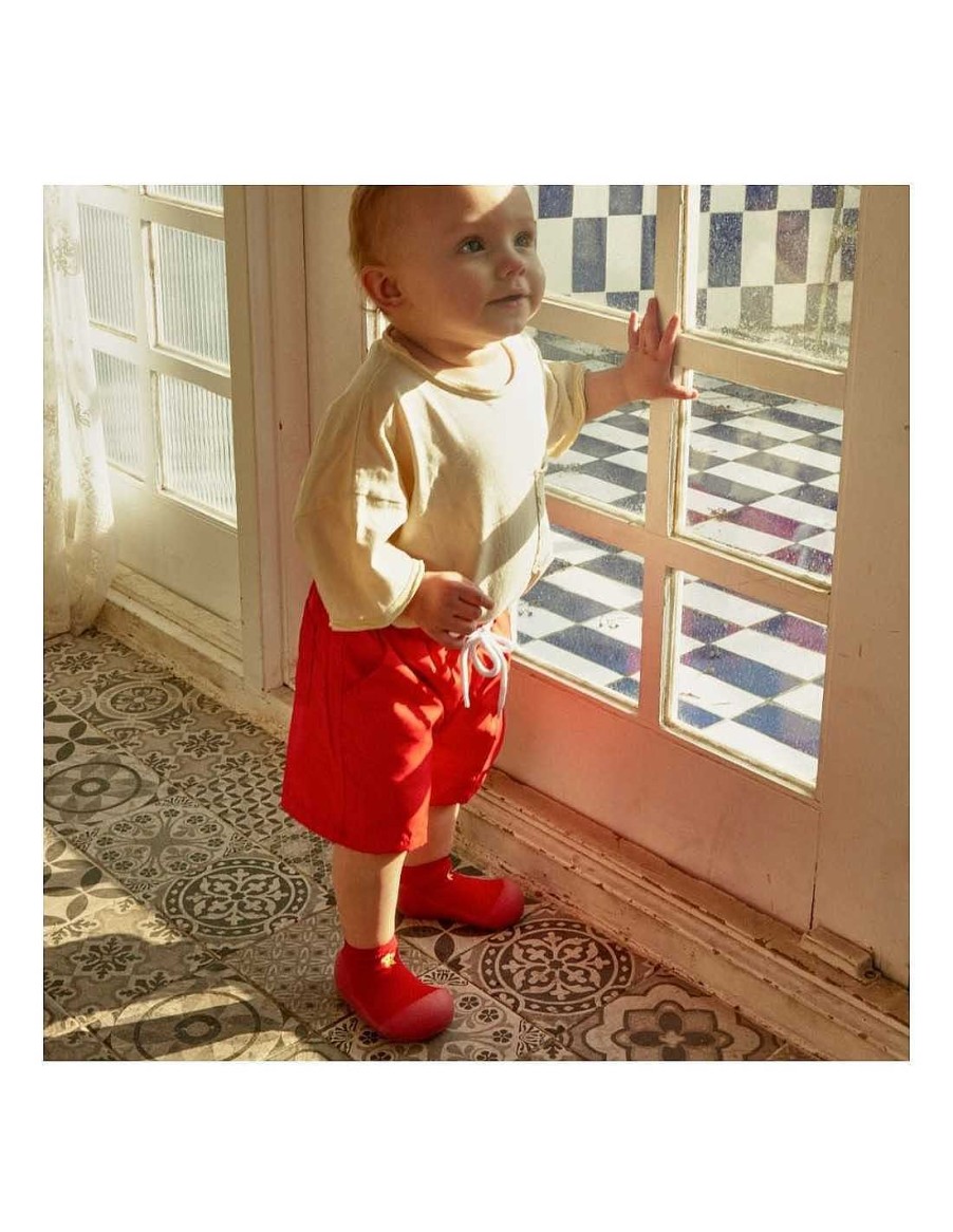 Bebes Y Ninos Attipas | Calzado Ergon Mico Attipas Cool Summer Rojo