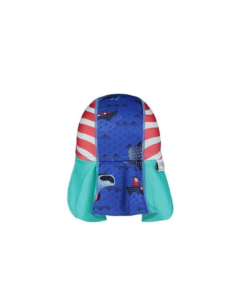 Bebes Y Ninos Close Parents | Gorra Solar Uv Tibur N Ballena De Pop In