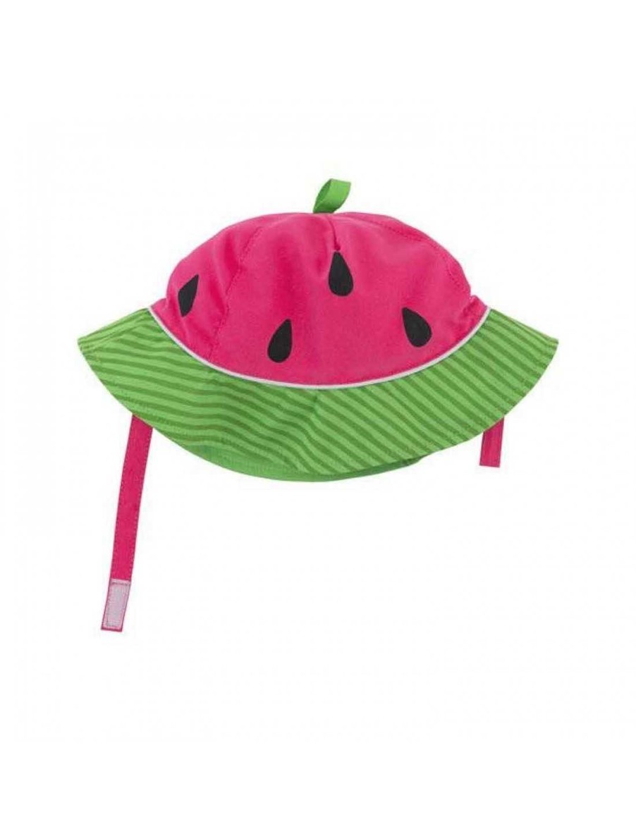 Bebes Y Ninos Zoocchini | Gorrito De Playa Con Protecci N Sandia De Zoocchini