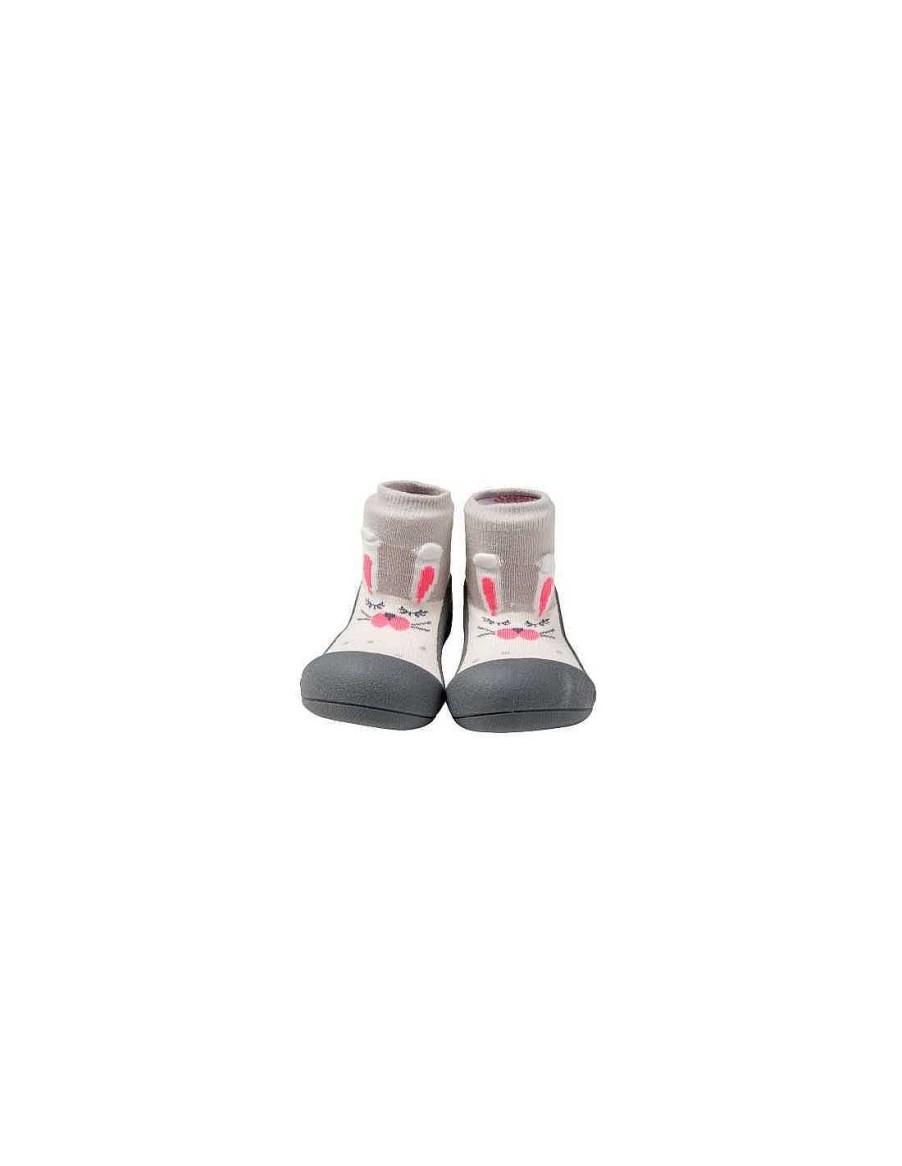 Bebes Y Ninos Attipas | Calzado Ergon Mico Attipas Pet Rabbit Grey