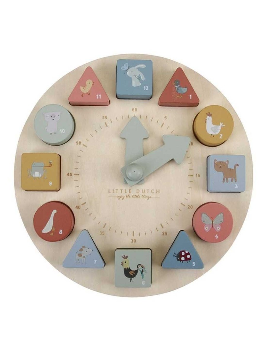 Juguetes Little Dutch | Puzzle Reloj De Little Dutch