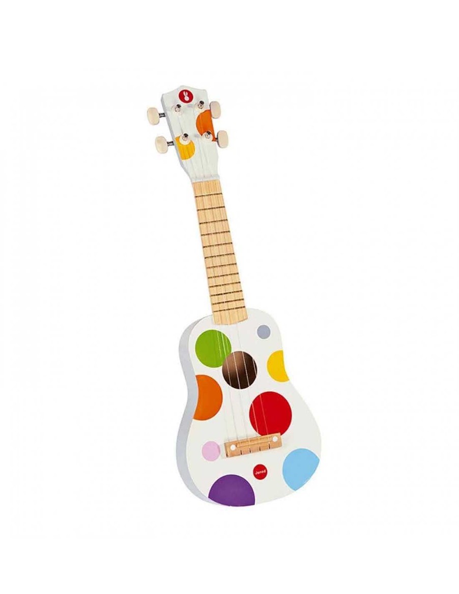 Juguetes Janod | Ukelele De Madera Confetti De Janod