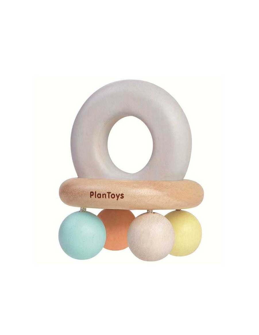 Juguetes PlanToys | Sonajero Campana Pastel De Plantoys