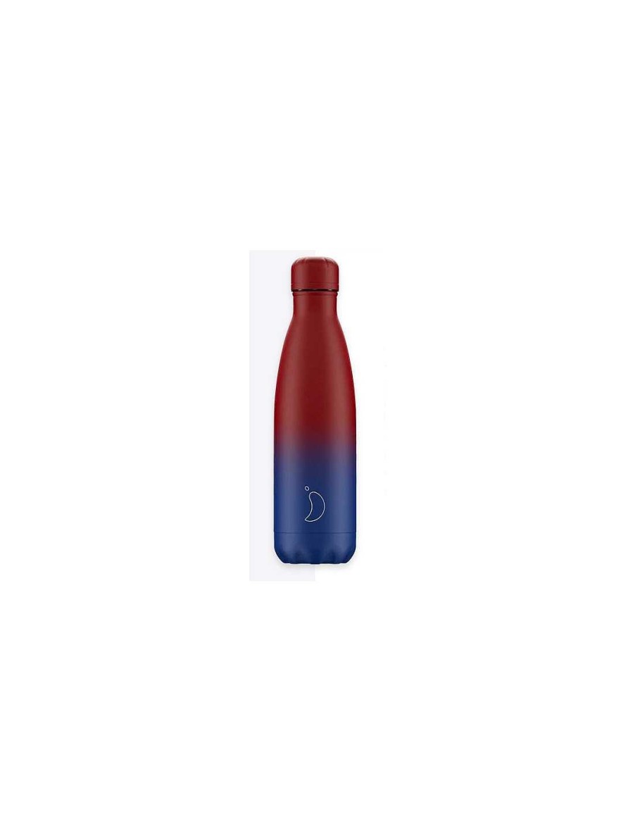 Alimentacion Chilly´s | Botella Chilly'S Gradient Mate Azul Y Rojo 500Ml