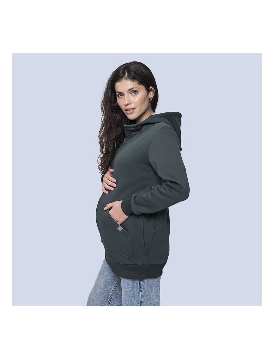 Embarazo Y Mamas Love and Carry | Sudadera De Maternidad Y Porteo Love And Carry / Emerald