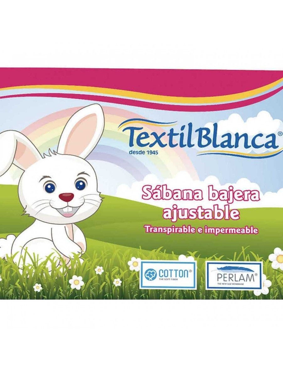 Habitacion Y Descanso TextilBlanca | S Bana Bajera Ajustable Para Minicuna Y Cuna Color Blanca Varias Medidas