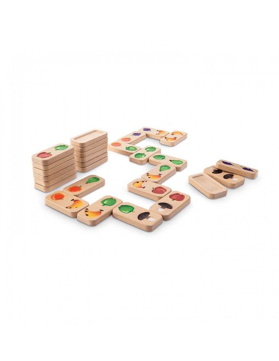 Juguetes PlanToys | Domin Frutas Y Verduras De Plantoys