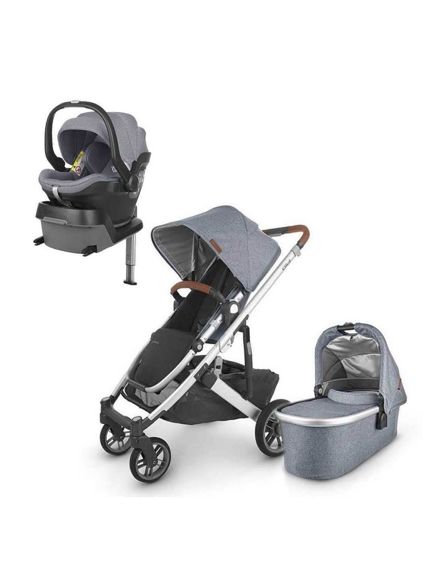 Carritos De Bebe UPPAbaby | Trio Uppababy Cruz V2 + Capazo + Grupo 0 Mesa + Base Isofix