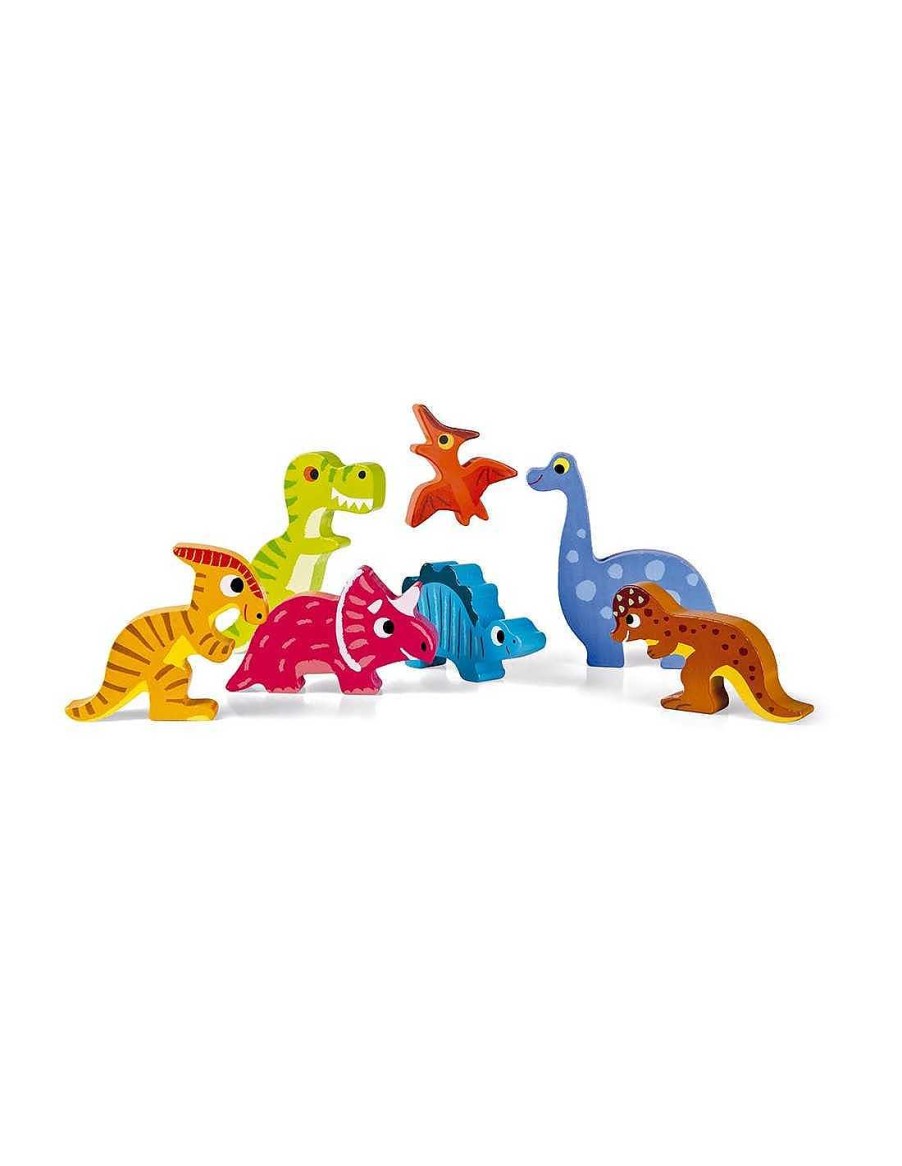 Juguetes Janod | Chunky Puzzle Dinosaurios De Janod