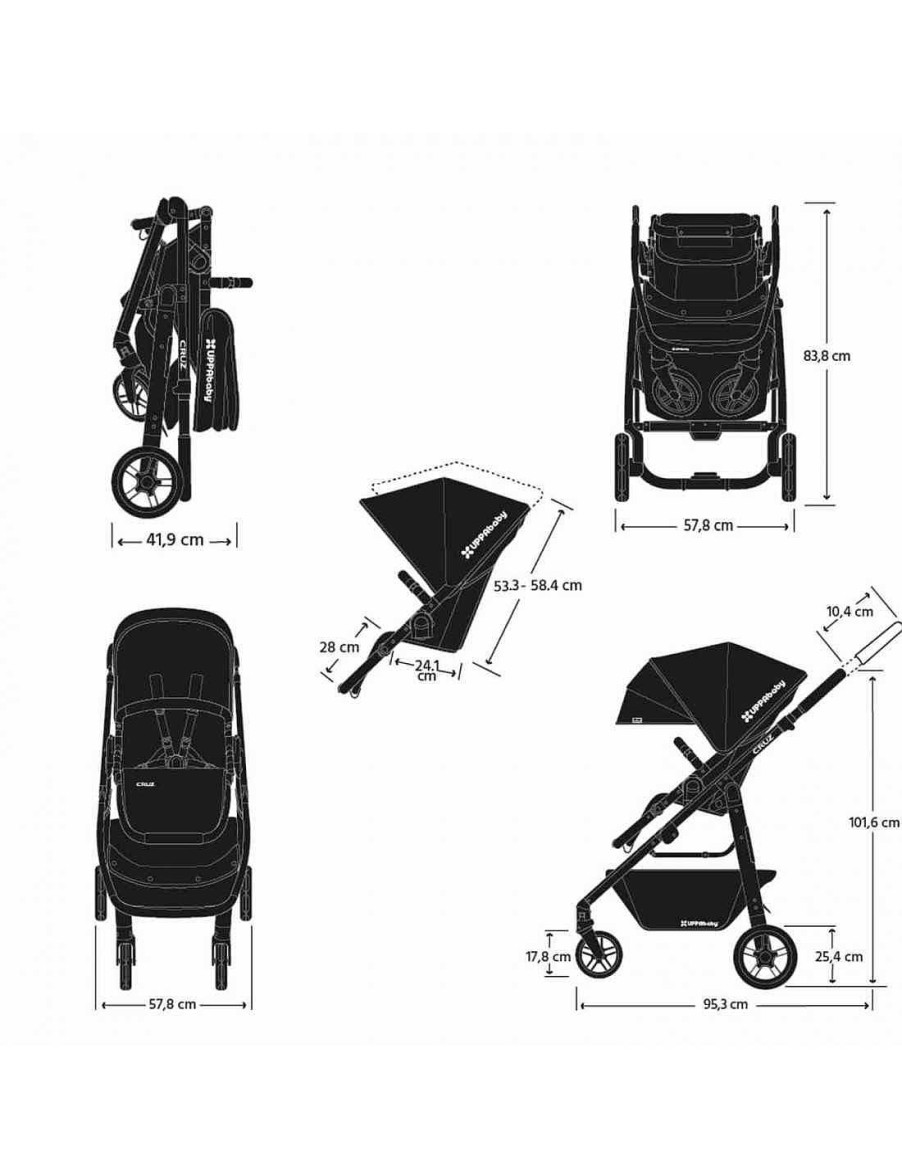 Carritos De Bebe UPPAbaby | Promoci N Uppababy Cruz V2 + Besafe Twist B