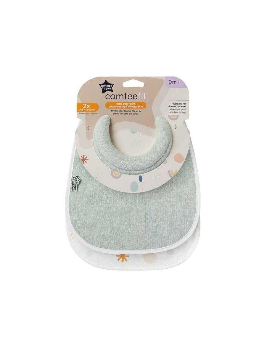 Bebes Y Ninos Tommee Tippee | Pack 2 Baberos Para Lactancia Arcoiris De Tommee Tippee