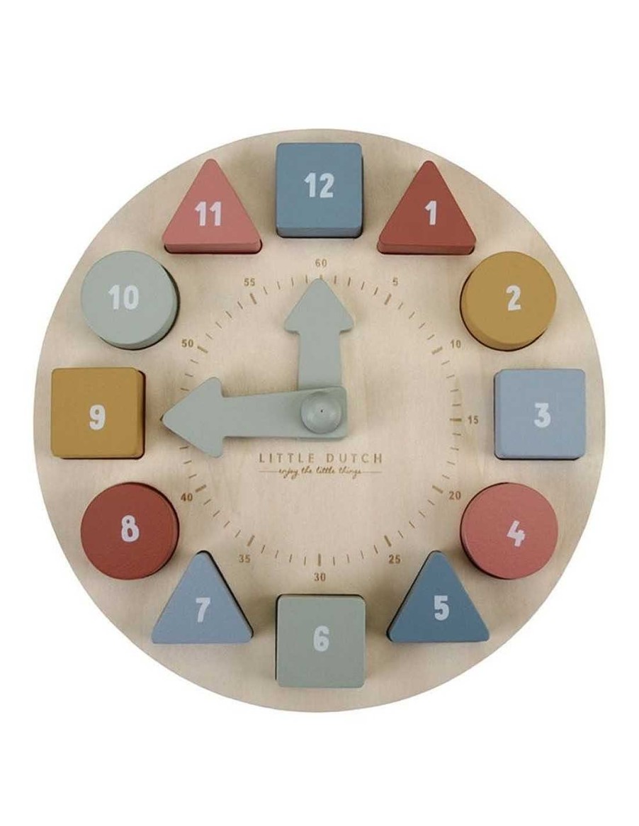 Juguetes Little Dutch | Puzzle Reloj De Little Dutch