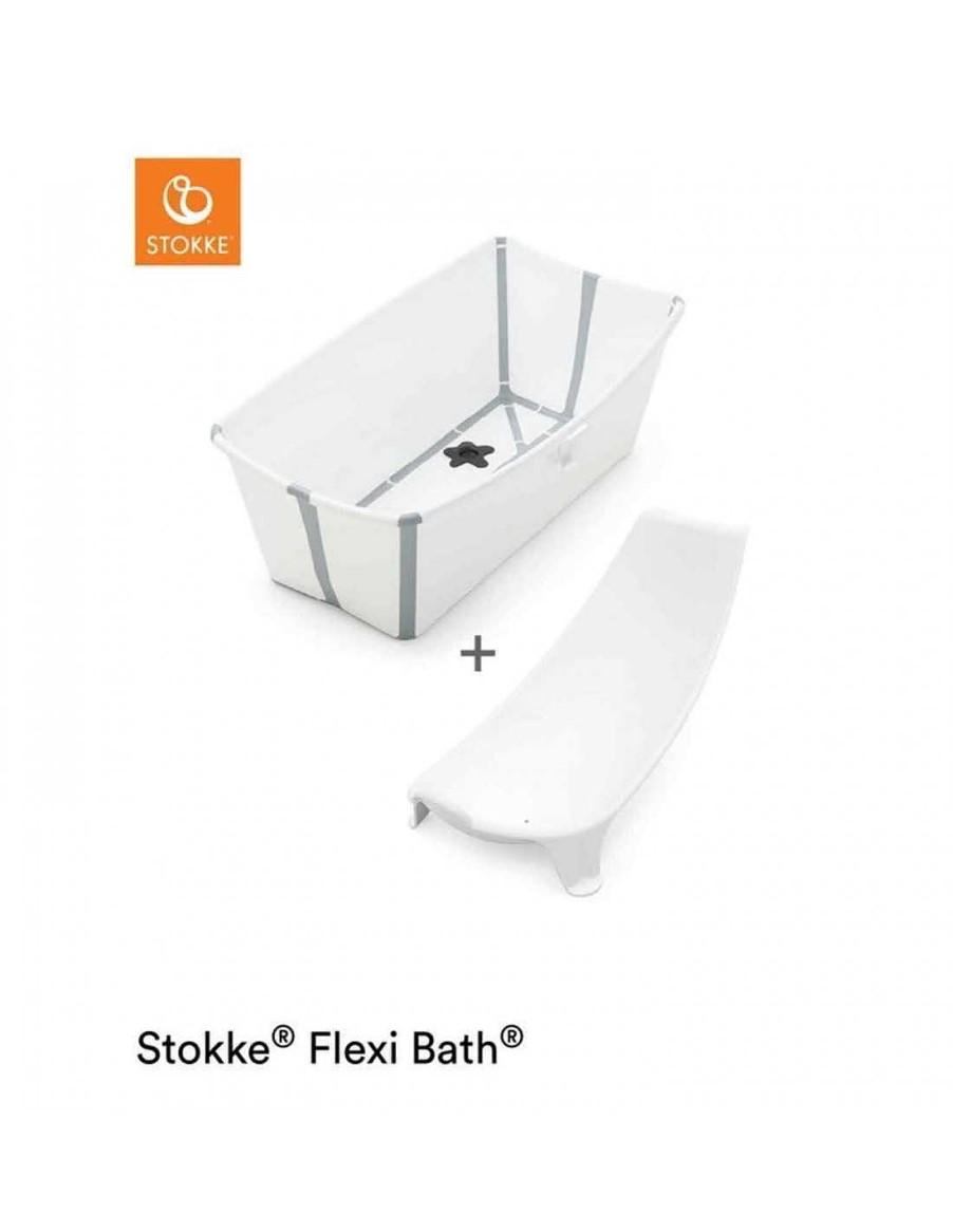 Bano E Higienecuentos Educativos Stokke | Pack Ba Era Stokke Flexi Bath + Soporte Reci N Nacido