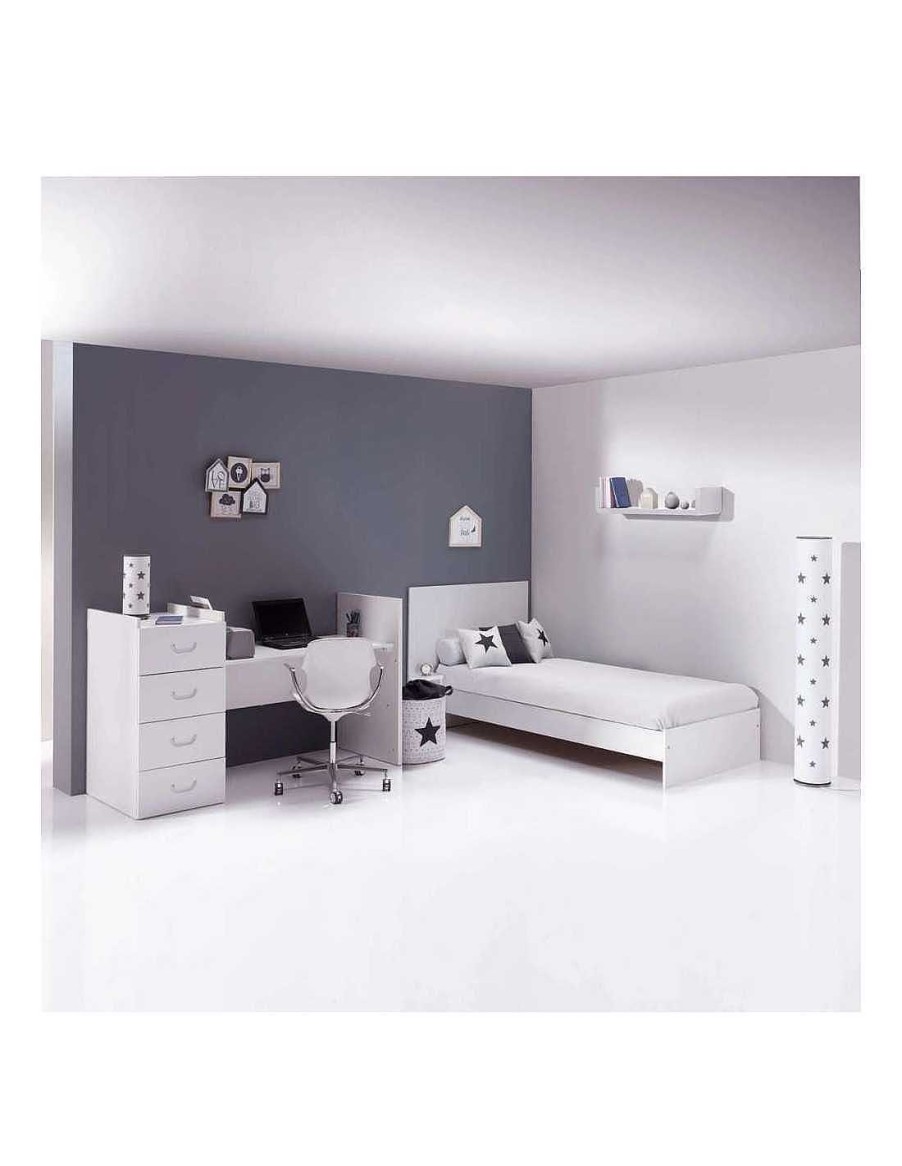 Habitacion Y Descanso Alondra | Cuna Convertible 60X120Cm Just Joy White De Alondra