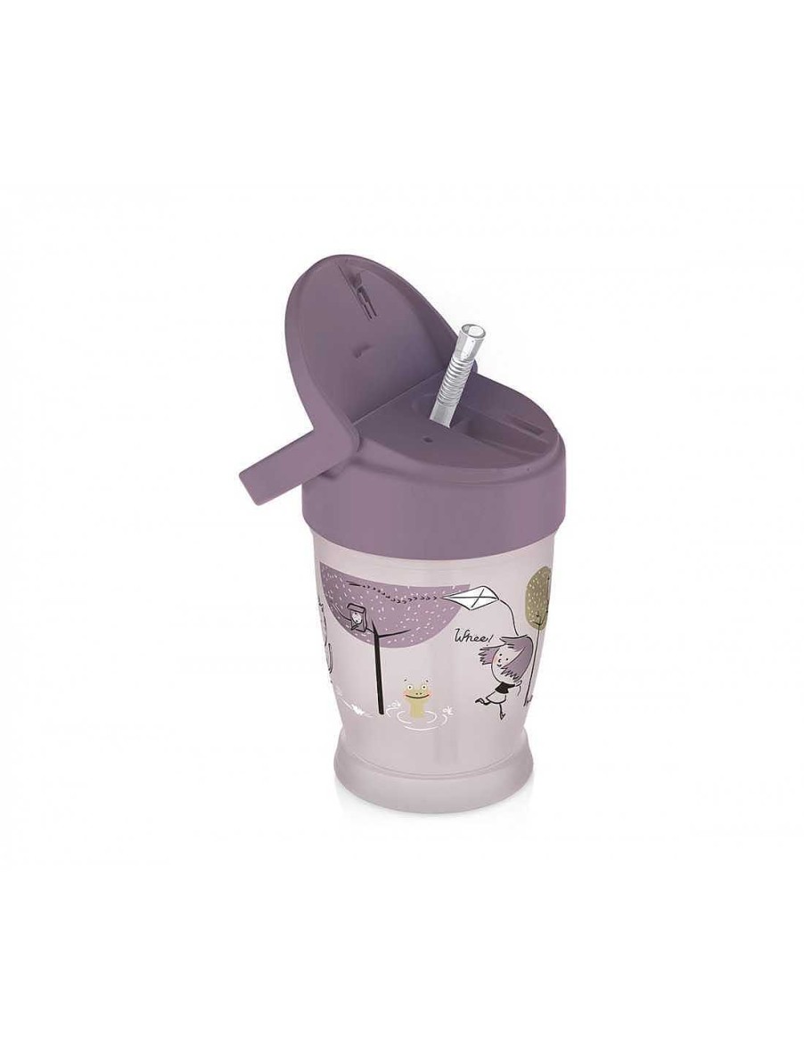 Alimentacion Lovi | Vaso Con Pajita Click&Go Lovely Girl 250Ml De Lovi