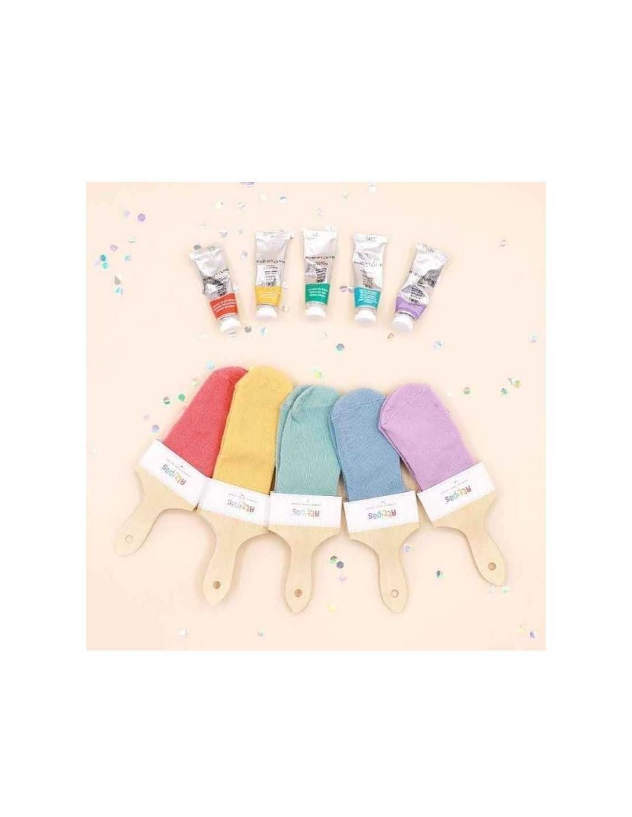 Bebes Y Ninos Attipas | Pack De 5 Calcetines Antideslizantes Attipas Rainbow