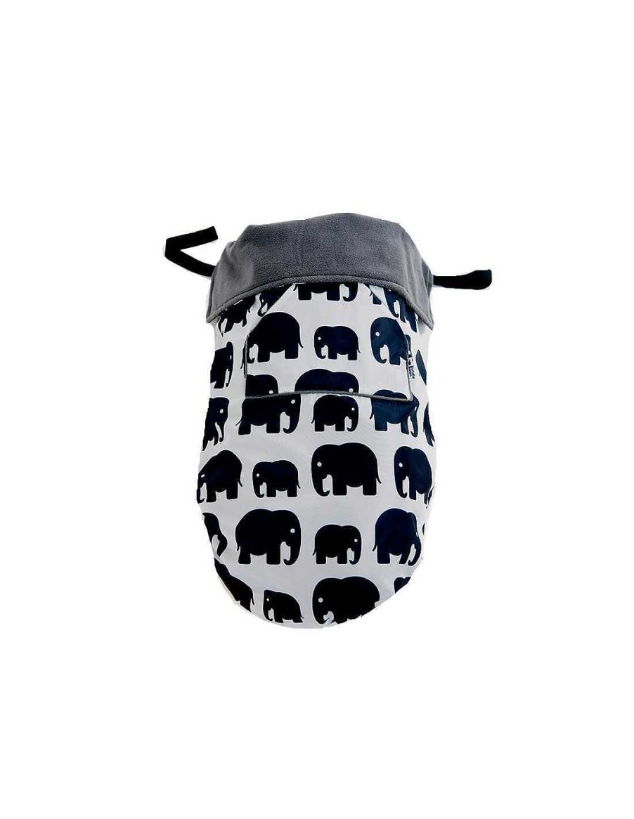 Porteo El último koala | Cobertor Go 5 En 1 Polar Grey Elephants De Bundlebean