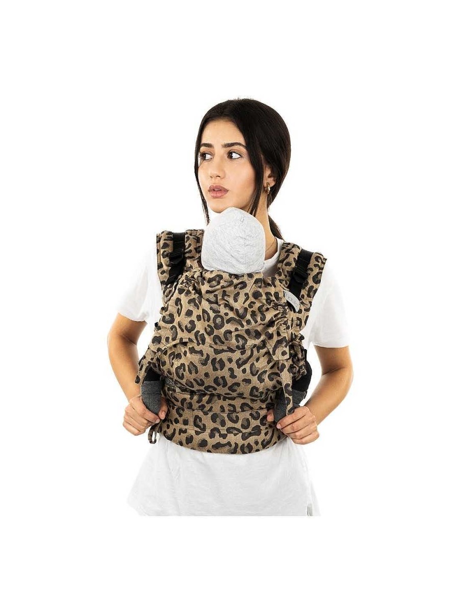 Porteo Fidella | Mochila Fidella Fusi N Baby Leopard Gold