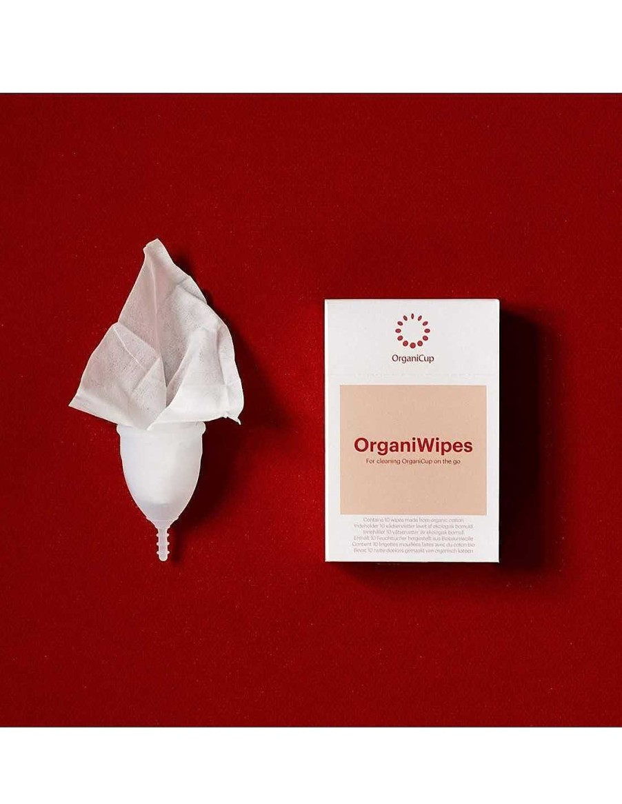 Bano E Higienecuentos Educativos OrganiCup | Toallitas Organiwipes Para Copa Menstrual / Pack 10 Pcs / Organicup