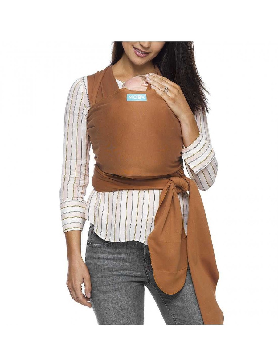 Porteo Moby | Fular Portabeb S El Stico Moby Wrap Evolution Caramel