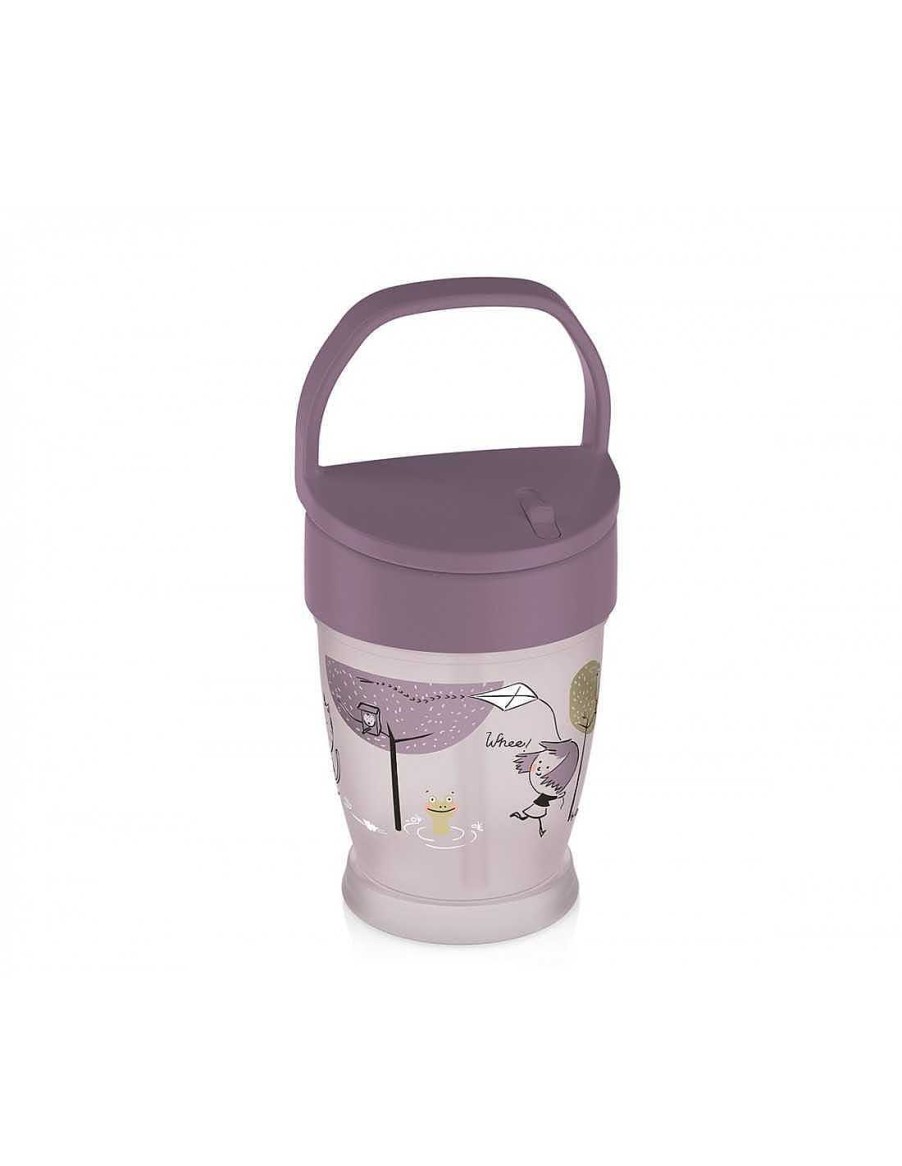 Alimentacion Lovi | Vaso Con Pajita Click&Go Lovely Girl 250Ml De Lovi