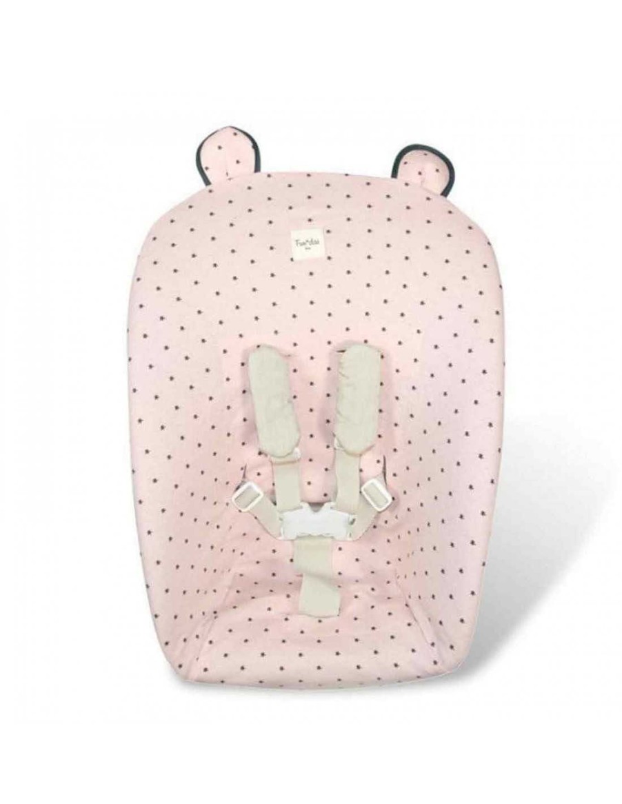 Alimentacion Fundas Bcn | Funda Newborn Set Tripp Trapp Little Fun Peach / Fundas Bcn