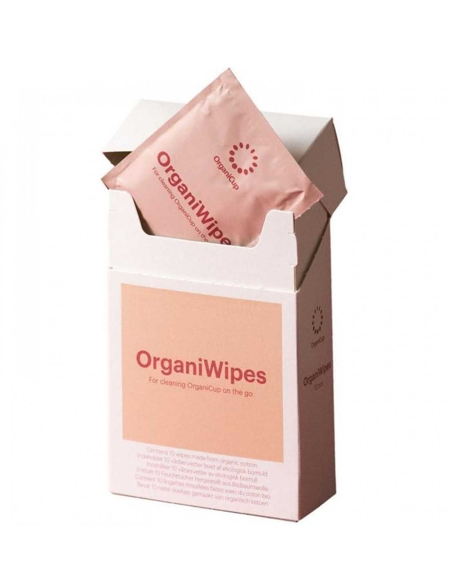 Bano E Higienecuentos Educativos OrganiCup | Toallitas Organiwipes Para Copa Menstrual / Pack 10 Pcs / Organicup