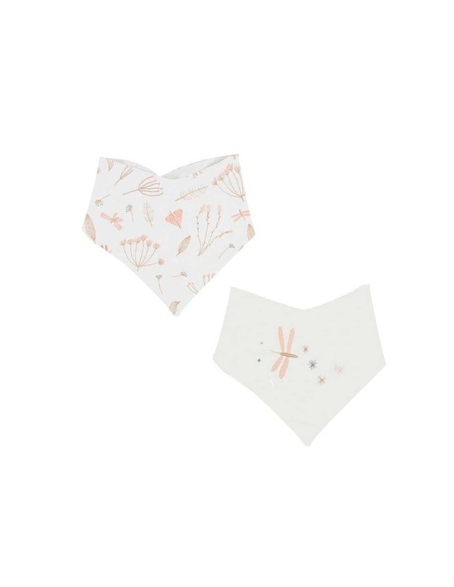 Bebes Y Ninos Bimbidreams | Pack 2 Baberos Bandana Cottage De Bimbidreams