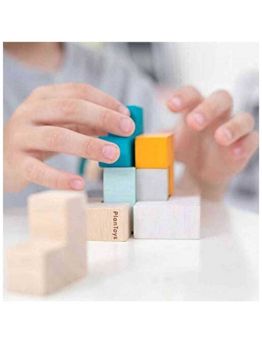 Juguetes PlanToys | Puzzle Cubo 3D De Plantoys