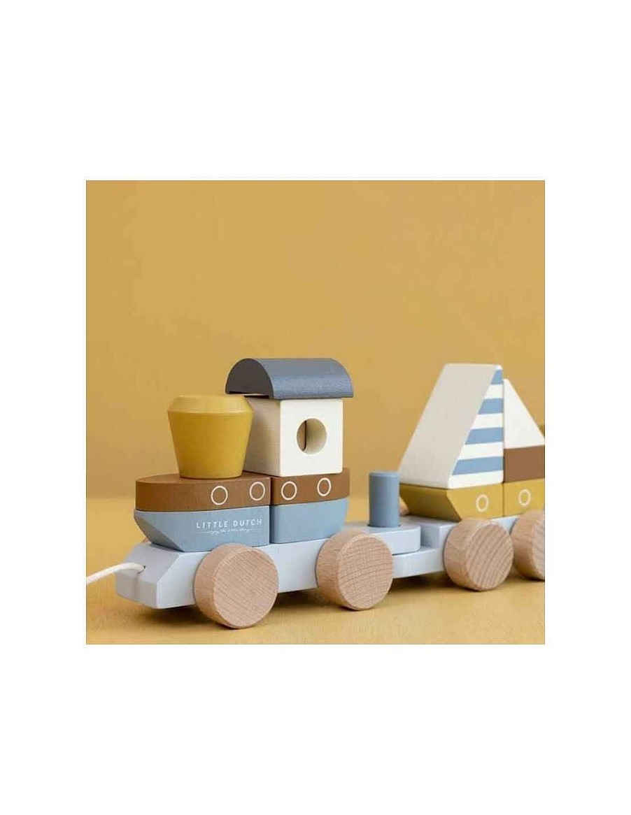 Juguetes Little Dutch | Tren Apilable Sailors Bay De Little Dutch