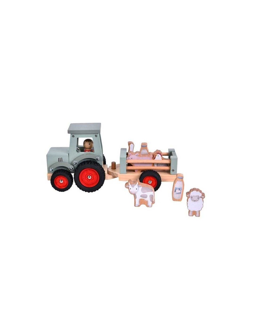 Juguetes Little Dutch | Tractor Con Trailer Farm Little Dutch