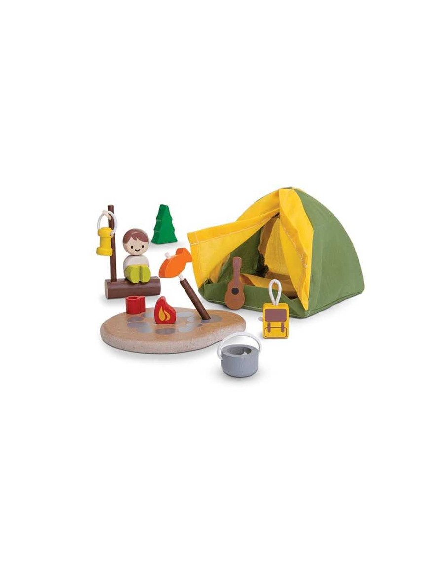 Juguetes PlanToys | Set De Camping De Plantoys