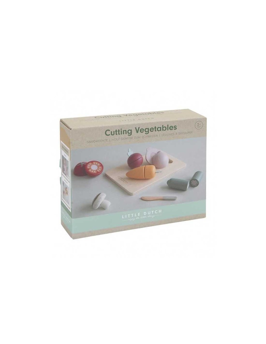 Juguetes Little Dutch | Verduras De Madera Para Cortar De Little Dutch