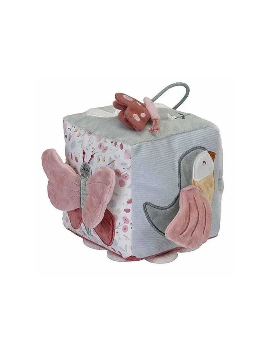 Juguetes Little Dutch | Cubo Blandito De Actividades Flores Y Mariposas Little Dutch