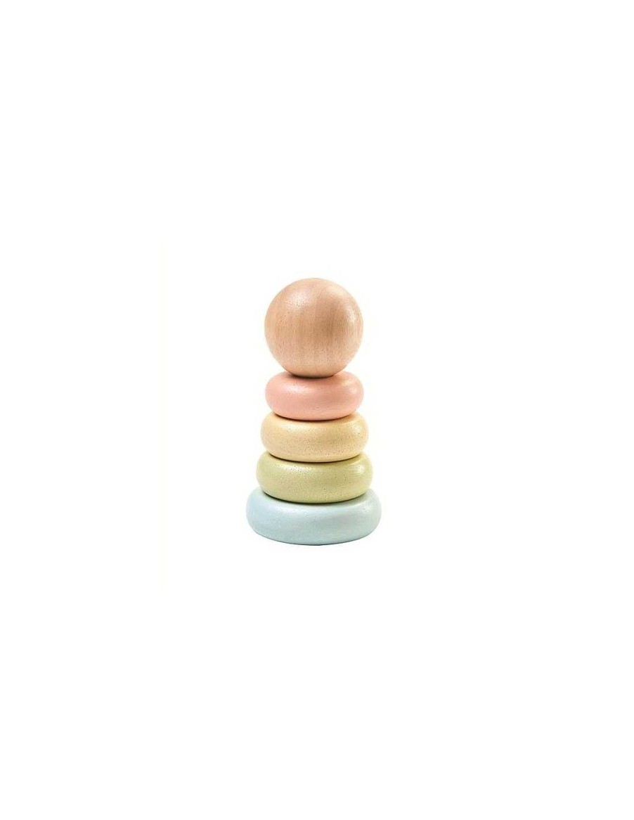 Juguetes PlanToys | Anillos Apilables Pastel Plantoys