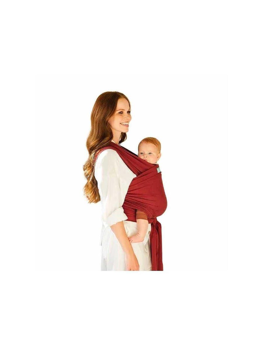 Porteo Moby | Fular Portabeb S El Stico Moby Wrap Classic Ruby