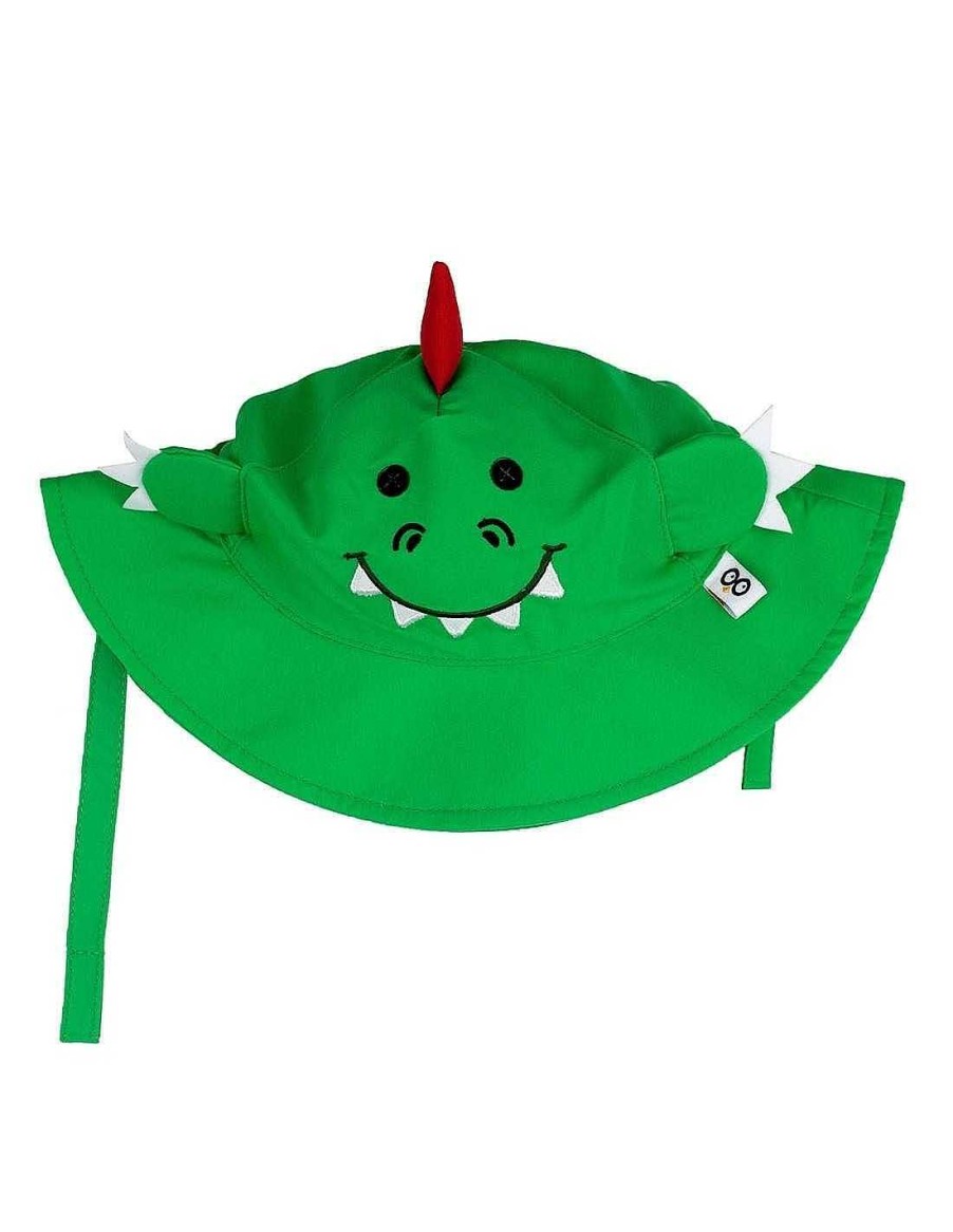 Bebes Y Ninos Zoocchini | Gorrito De Playa Con Protecci N Dinosaurio De Zoocchini