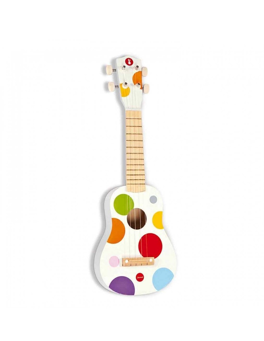 Juguetes Janod | Ukelele De Madera Confetti De Janod