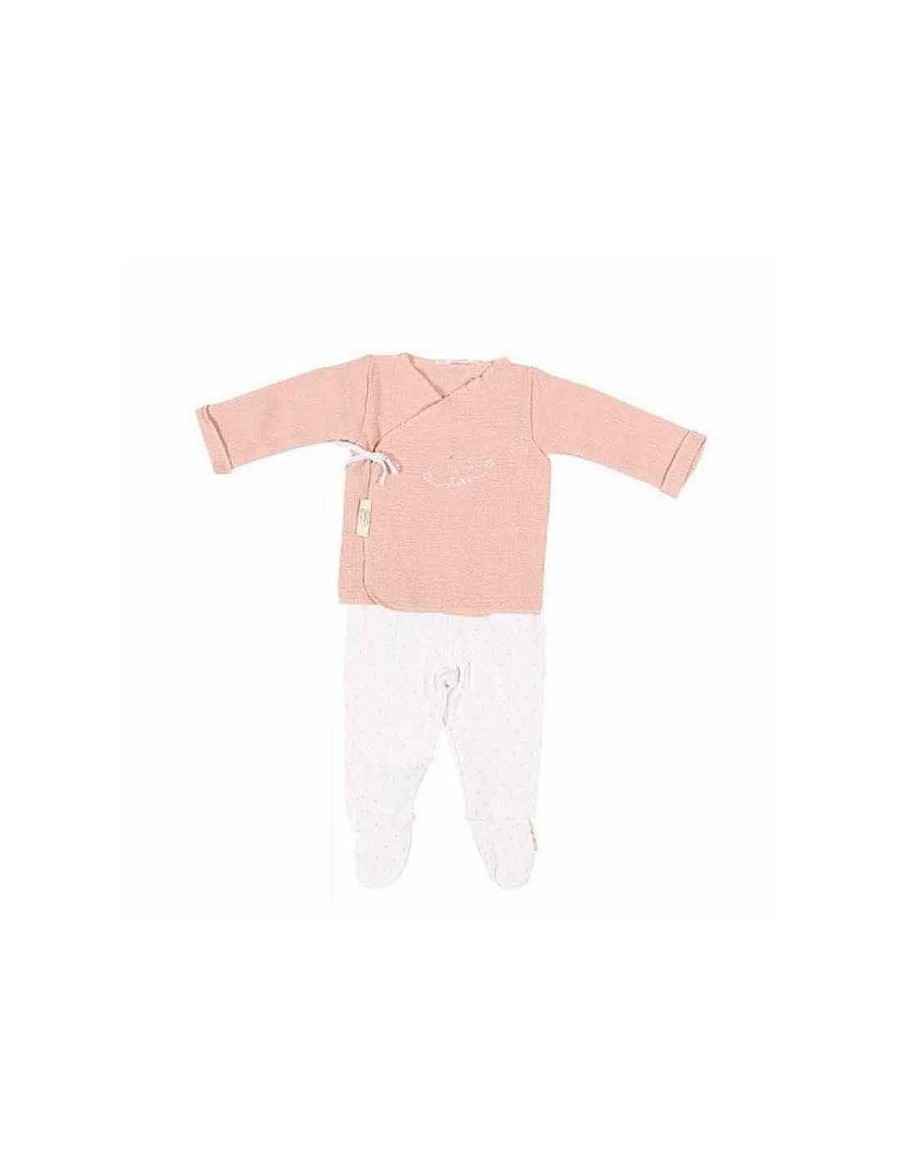 Bebes Y Ninos Bimbidreams | Set Jub N Y Polaina Para Beb Dream Rosa Bimbidreams